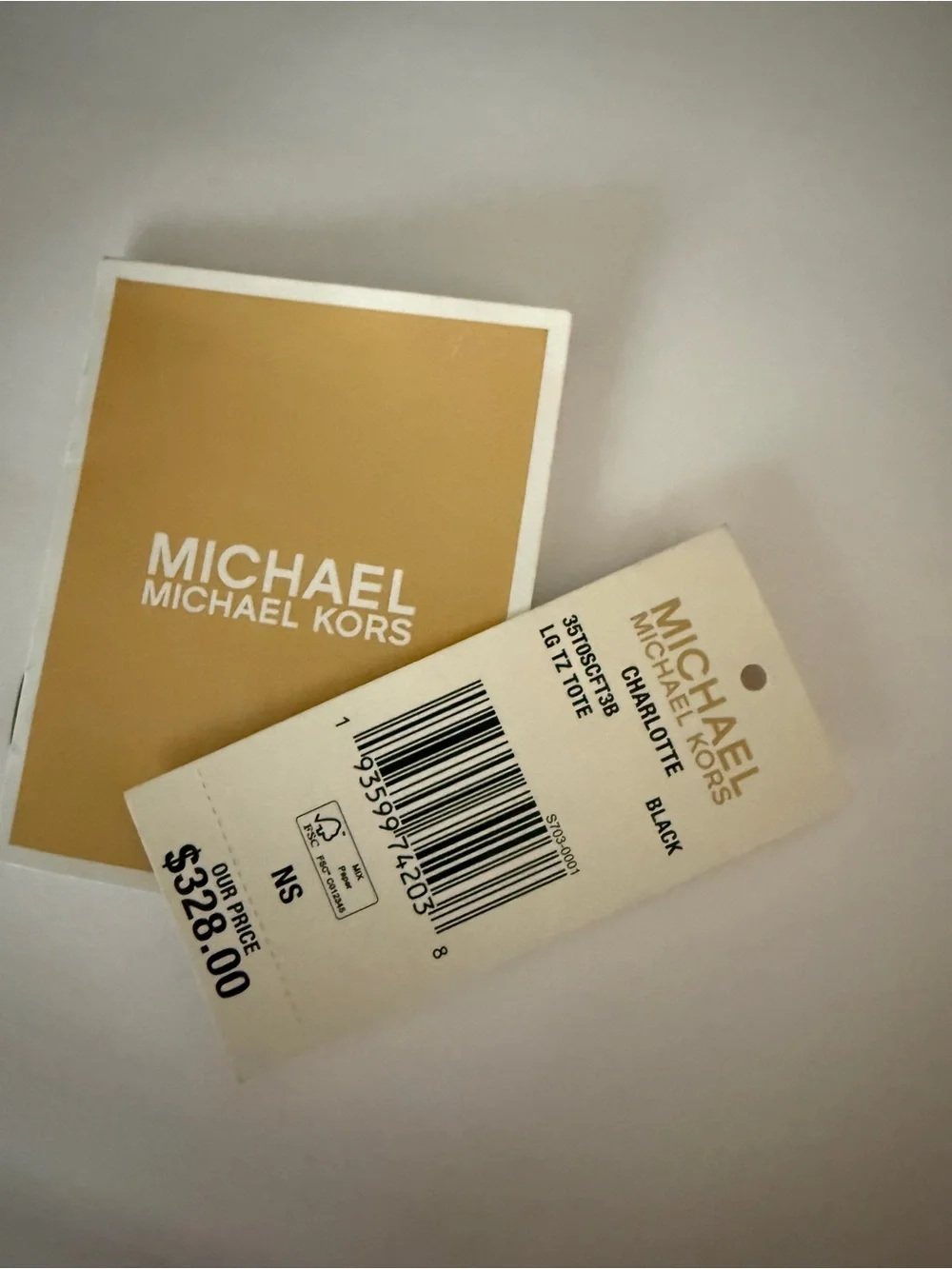 Michael Kors LG Charlotte Tote Bag + Matching Wallet